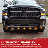 Universal 9-Pc Front Lower Air Dam Ultra Bright LED Light Kit - Multiple Options