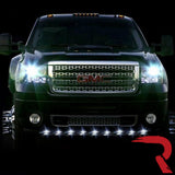 Universal 9-Pc Front Lower Air Dam Ultra Bright LED Light Kit - Multiple Options