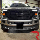 Universal 9-Pc Front Lower Air Dam Ultra Bright LED Light Kit - Multiple Options