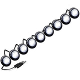 Universal 9-Pc Front Lower Air Dam Ultra Bright LED Light Kit - Multiple Options