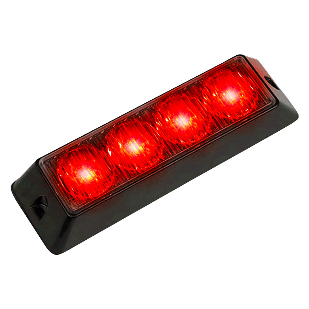 Universal 4-Watt 19 Function 4 LED Emergency Flashing Strobe Light - Multiple Colors