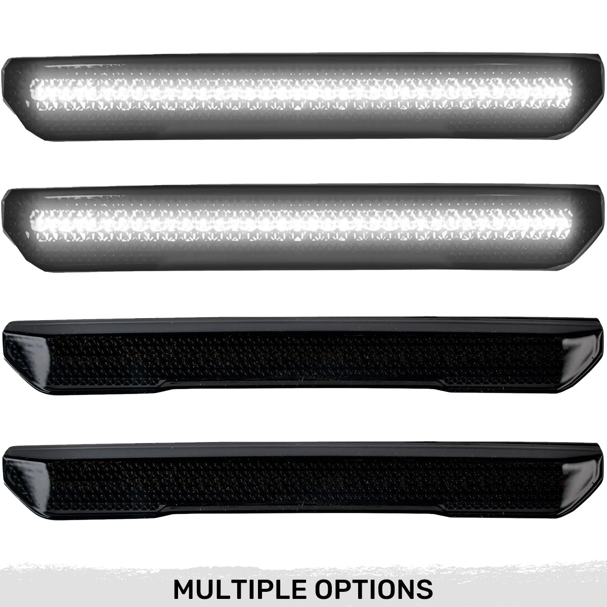 GMC 20-26 Sierra HD 2500/3500 (4th Gen) Fender Lenses (4-Piece Set) Ultra Bright LED Lights - Multiple Options