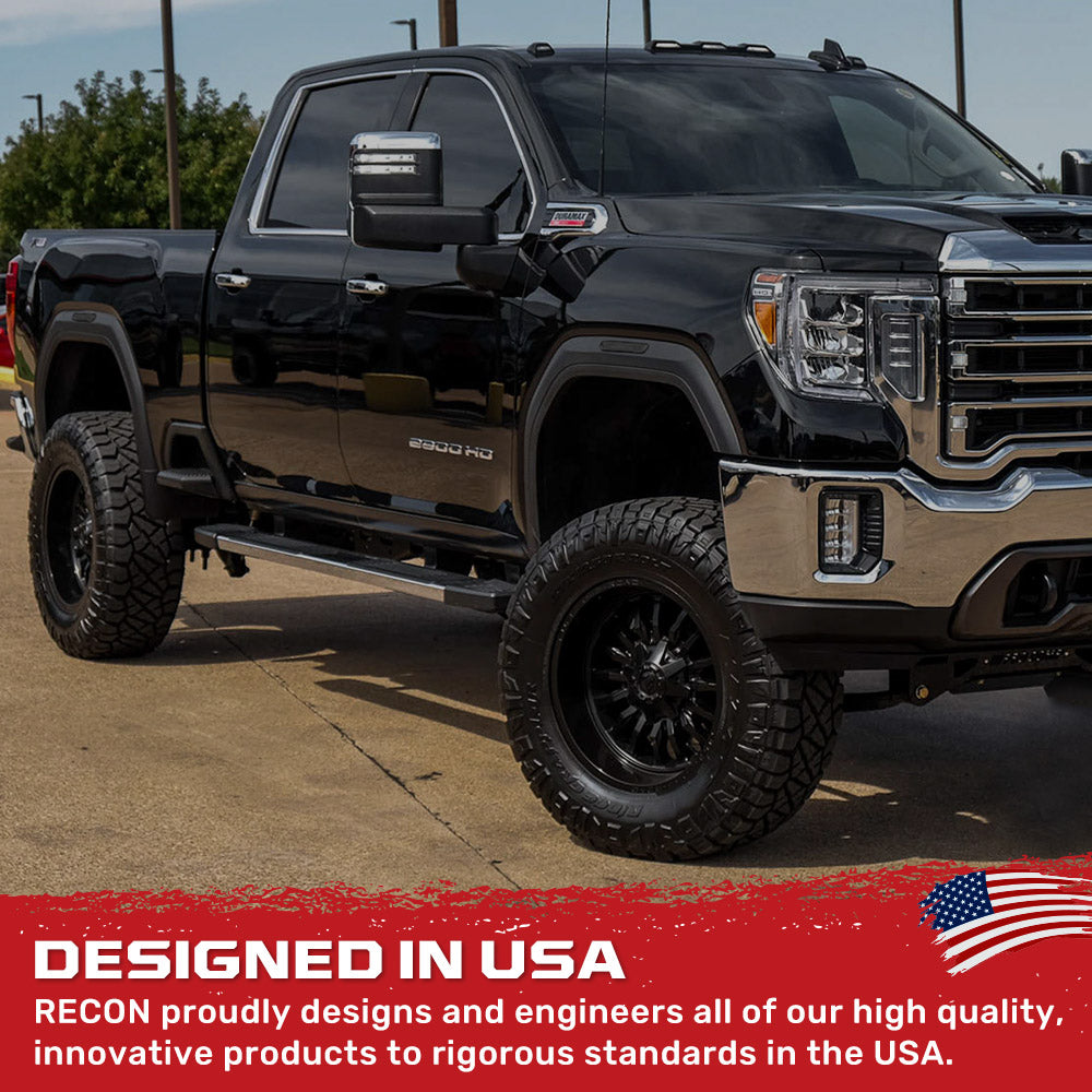 GMC 20-26 Sierra HD 2500/3500 (4th Gen) Fender Lenses (4-Piece Set) Ultra Bright LED Lights - Multiple Options