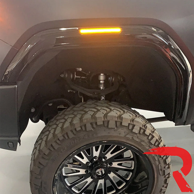 GMC 20-25 Sierra HD 2500/3500 (4th Gen) Fender Lenses (4-Piece Set) Ultra Bright LED Lights - Multiple Options