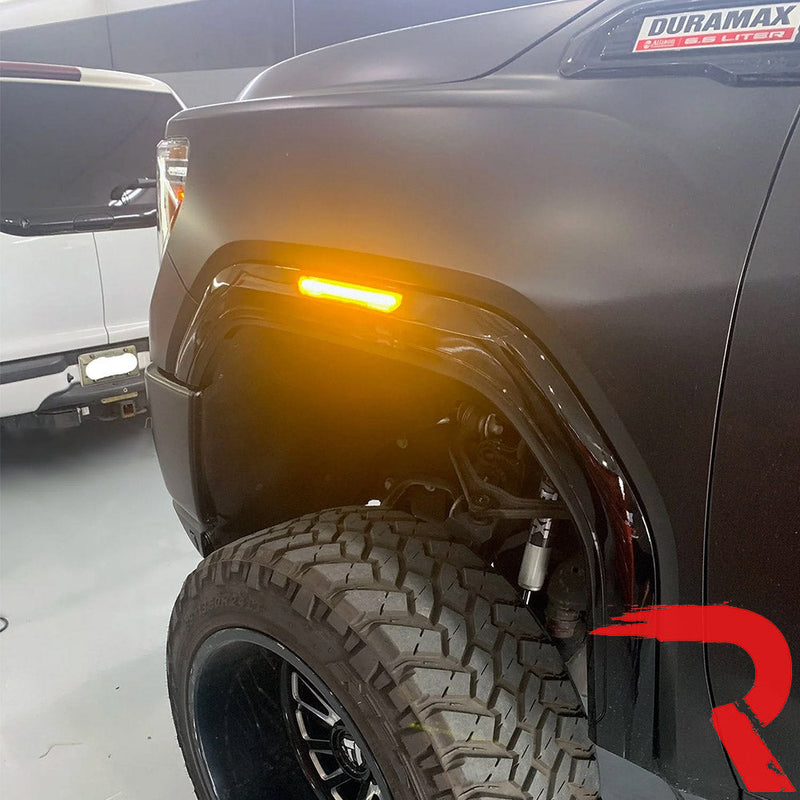 GMC 20-25 Sierra HD 2500/3500 (4th Gen) Fender Lenses (4-Piece Set) Ultra Bright LED Lights - Multiple Options