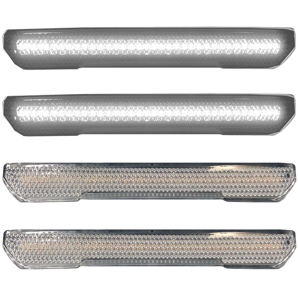 GMC 20-26 Sierra HD 2500/3500 (4th Gen) Fender Lenses (4-Piece Set) Ultra Bright LED Lights - Multiple Options