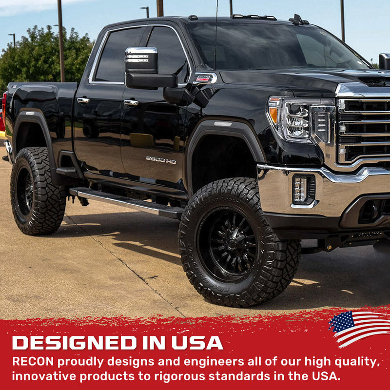 GMC 20-25 Sierra HD 2500/3500 (4th Gen) Fender Lenses (4-Piece Set) Ultra Bright LED Lights - Multiple Options