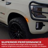 Cadillac 21-24 Escalade & GMC 21-24 Yukon/Yukon XL/Yukon Denali (5th Gen) & 21-24 Chevy Tahoe/Suburban (5th GEN) LED Front Fender Lens White or Amber LEDs - Smoked or Clear Lens