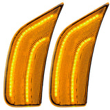 Cadillac 21-24 Escalade & GMC 21-24 Yukon/Yukon XL/Yukon Denali (5th Gen) & 21-24 Chevy Tahoe/Suburban (5th GEN) LED Front Fender Lens White or Amber LEDs - Smoked or Clear Lens