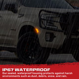 Cadillac 21-24 Escalade & GMC 21-24 Yukon/Yukon XL/Yukon Denali (5th Gen) & 21-24 Chevy Tahoe/Suburban (5th GEN) LED Front Fender Lens White or Amber LEDs - Smoked or Clear Lens