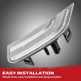 Cadillac 21-24 Escalade & GMC 21-24 Yukon/Yukon XL/Yukon Denali (5th Gen) & 21-24 Chevy Tahoe/Suburban (5th GEN) LED Front Fender Lens White or Amber LEDs - Smoked or Clear Lens