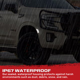 Cadillac 21-24 Escalade & GMC 21-24 Yukon/Yukon XL/Yukon Denali (5th Gen) & 21-24 Chevy Tahoe/Suburban (5th GEN) LED Front Fender Lens White or Amber LEDs - Smoked or Clear Lens