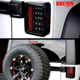 Jeep Wrangler JK 07-18 Ultra Bright LED Tail Lights - Multiple Lens