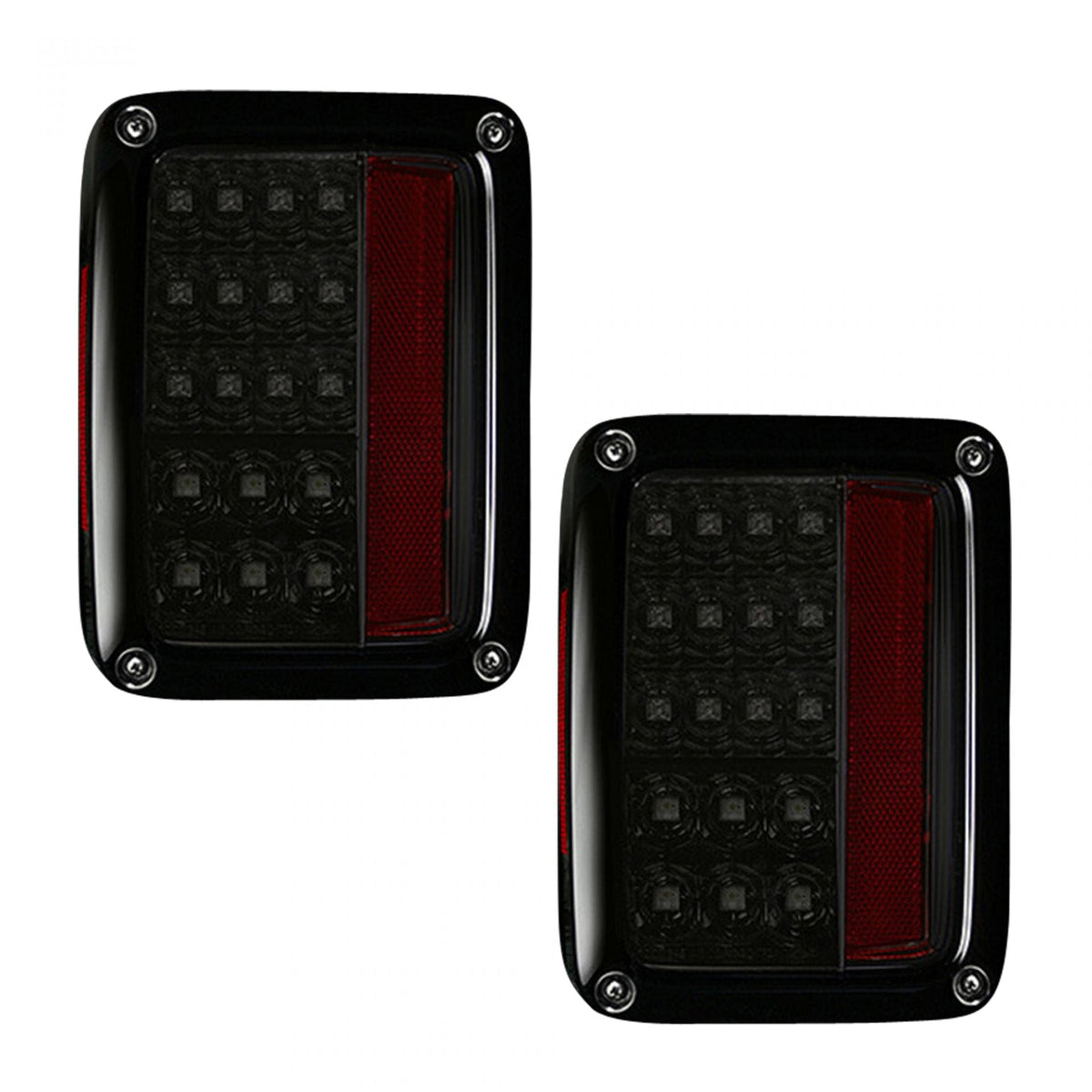 Jeep Wrangler JK 07-18 Ultra Bright LED Tail Lights - Multiple Lens