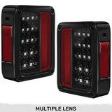 Jeep Wrangler JK 07-18 Ultra Bright LED Tail Lights - Multiple Lens