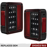 Jeep Wrangler JK 07-18 Ultra Bright LED Tail Lights - Multiple Lens