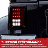 Jeep Wrangler JK 07-18 Ultra Bright LED Tail Lights - Multiple Lens