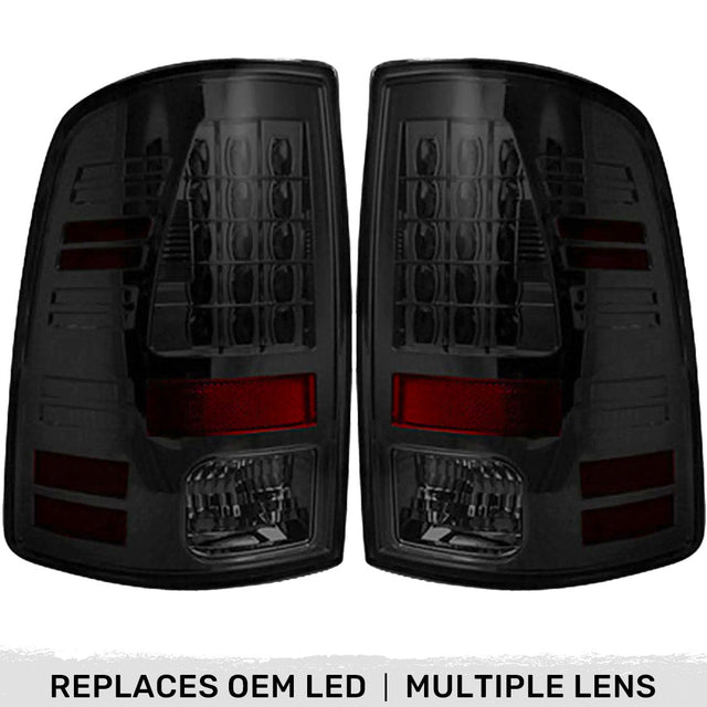 Dodge RAM 1500 13-18 LED Tail Lights (Replaces Factory/OEM LED Only) - Multiple Lens RECON Dodge RAM 1500 13-18 LED Tail Lights (Replaces Factory/OEM LED Only) - Multiple Lens Dodge RAM 1500 13-18 LED Tail Lights (Replaces Factory/OEM LED Only) - Multiple Lens Dodge RAM 1500 13-18 LED Tail Lights (Replaces Factory/OEM LED Only) - Multiple Lens Dodge RAM 1500 13-18 LED Tail Lights (Replaces Factory/OEM LED Only) - Multiple Lens