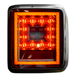 Jeep Wrangler JL 18-26 Ultra Bright Scanning OLED Tail Lights (Replaces Factory/OEM Halogen) - Multiple Lens
