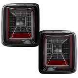 Jeep Wrangler JL 18-26 Ultra Bright Scanning OLED Tail Lights (Replaces Factory/OEM Halogen) - Multiple Lens