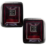 Jeep Wrangler JL 18-26 Ultra Bright Scanning OLED Tail Lights (Replaces Factory/OEM Halogen) - Multiple Lens