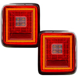 Jeep Wrangler JL 18-26 Ultra Bright Scanning OLED Tail Lights (Replaces Factory/OEM Halogen) - Multiple Lens