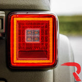 Jeep Wrangler JL 18-26 Ultra Bright Scanning OLED Tail Lights (Replaces Factory/OEM Halogen) - Multiple Lens