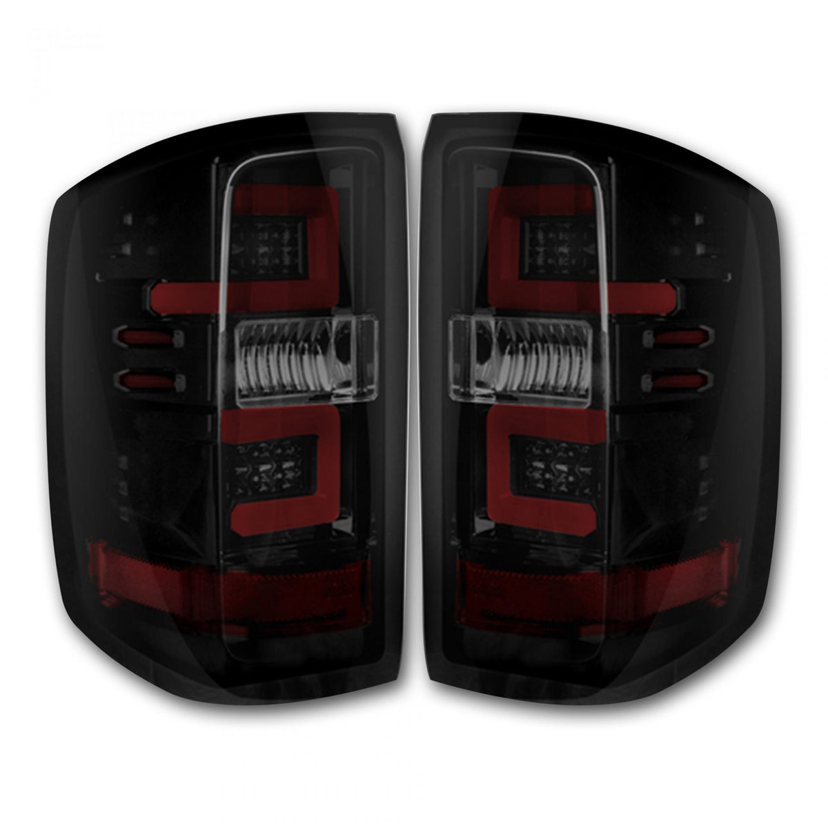 Chevy Silverado 1500 14-18 (Replaces OEM Halogen Only) Tail Lights OLED in Multiple Lens