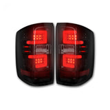 Chevy Silverado 2500/3500 16-19 (Fits Single-Wheel Only & Replaces Factory OEM LED Tail Lights Only) OLED Tail Lights in Multiple Lens