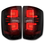Chevy Silverado 1500 14-18 (Replaces OEM Halogen Only) Tail Lights OLED in Multiple Lens