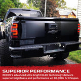 Chevy Silverado 1500 14-18 (Replaces OEM Halogen Only) Tail Lights OLED in Multiple Lens