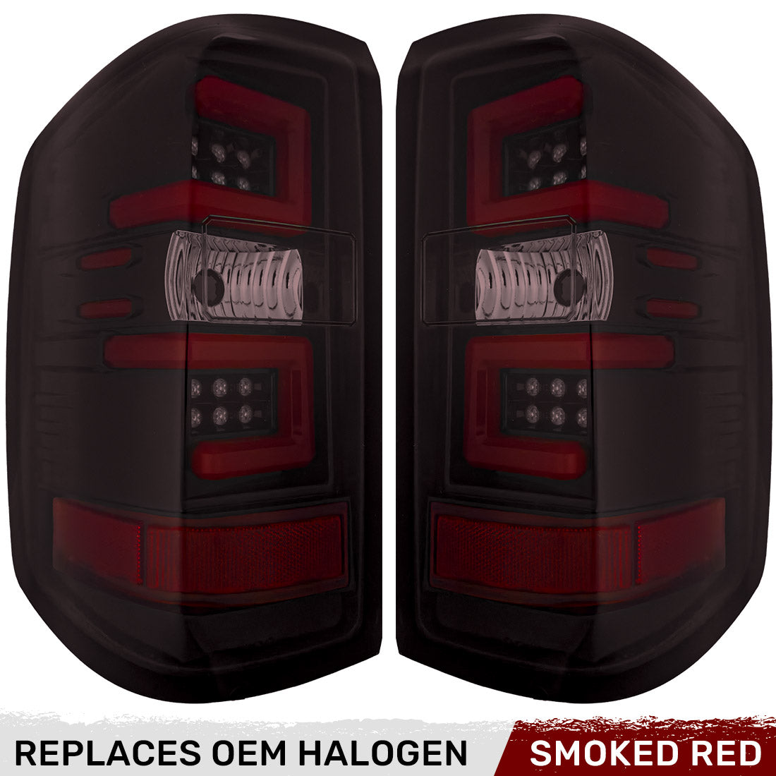 Chevy Silverado 2500/3500 14-19 (Replaces OEM Halogen Only) Tail Lights OLED in Multiple Lens RECON Chevy Silverado 2500/3500 14-19 (Replaces OEM Halogen Only) Tail Lights OLED in Multiple Lens Chevy Silverado 2500/3500 14-19 (Replaces OEM Halogen Only) Tail Lights OLED in Multiple Lens Chevy Silverado 2500/3500 14-19 (Replaces OEM Halogen Only) Tail Lights OLED in Multiple Lens Chevy Silverado 2500/3500 14-19 (Replaces OEM Halogen Only) Tail Lights OLED in Multiple Lens