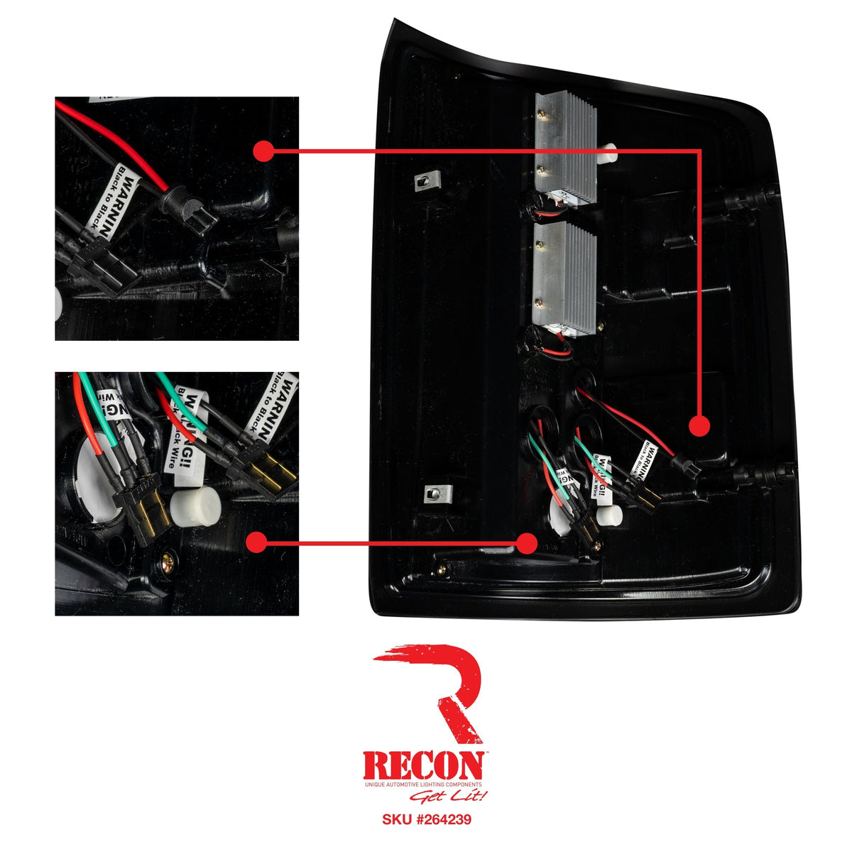 GMC Sierra 2500/3500 14-19 (Only Fits 3rd Gen Single Wheel w/ Factory OEM Halogen Style) Tail Lights OLED in Multiple Lens