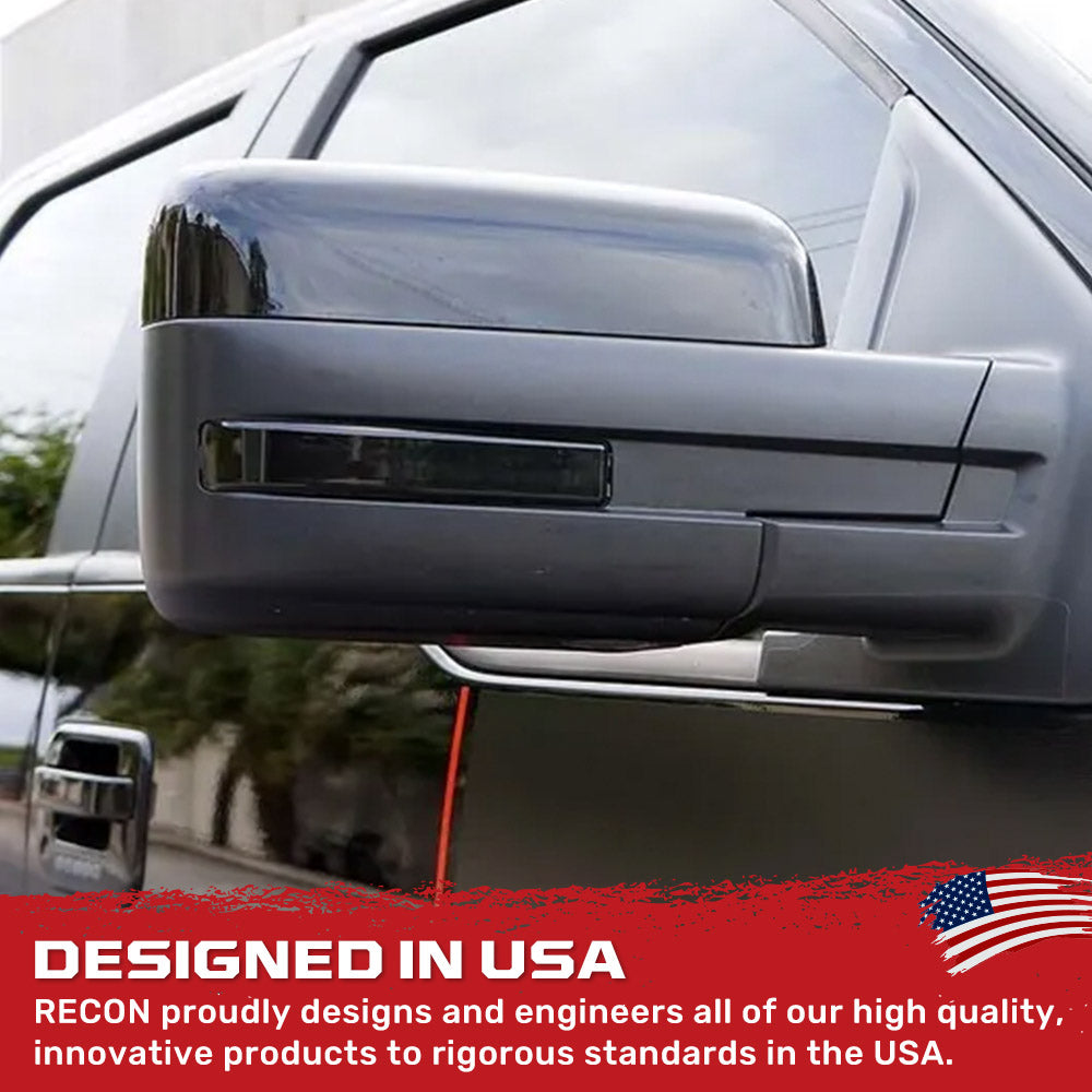 Ford F150 & Raptor 09-14 Side Mirror Lenses Ultra Bright LED Turn Signal Lights - Multiple Options