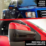 Ford F150 & Raptor 09-14 Side Mirror Lenses Ultra Bright LED Turn Signal Lights - Multiple Options