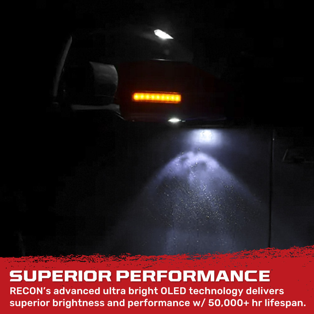 Ford F150 & Raptor 09-14 Side Mirror Lenses Ultra Bright LED Turn Signal Lights - Multiple Options