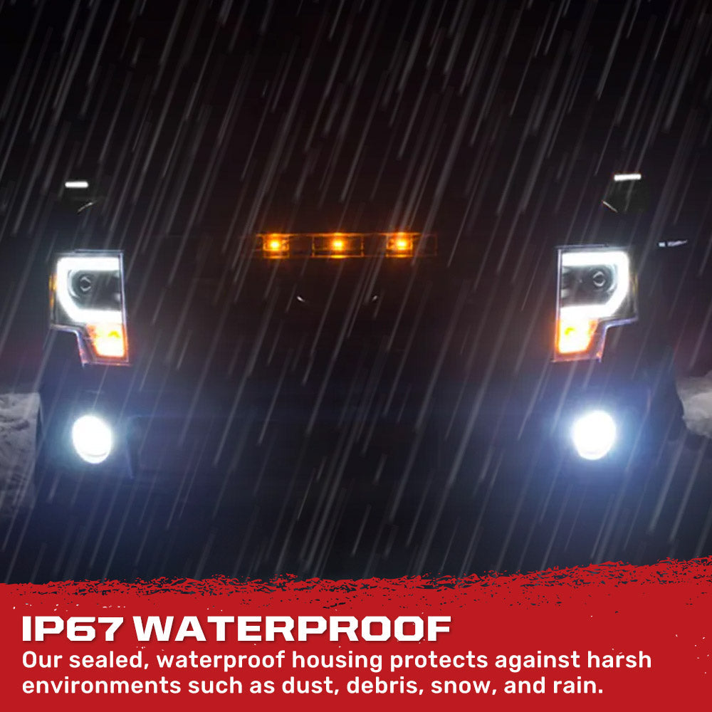 Ford F150 & Raptor 09-14 Side Mirror Lenses Ultra Bright LED Turn Signal Lights - Multiple Options