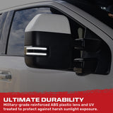 Ford 17-26 Super Duty White DRL LED Side Mirror Lenses - Multiple Lens