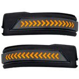 Dodge 19-24 RAM 1500 Side Mirror Lenses (2-Piece Set) Scanning LED Turn Signals - Multiple Lens & Colors