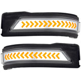 Dodge 19-24 RAM 1500 Side Mirror Lenses (2-Piece Set) Scanning LED Turn Signals - Multiple Lens & Colors