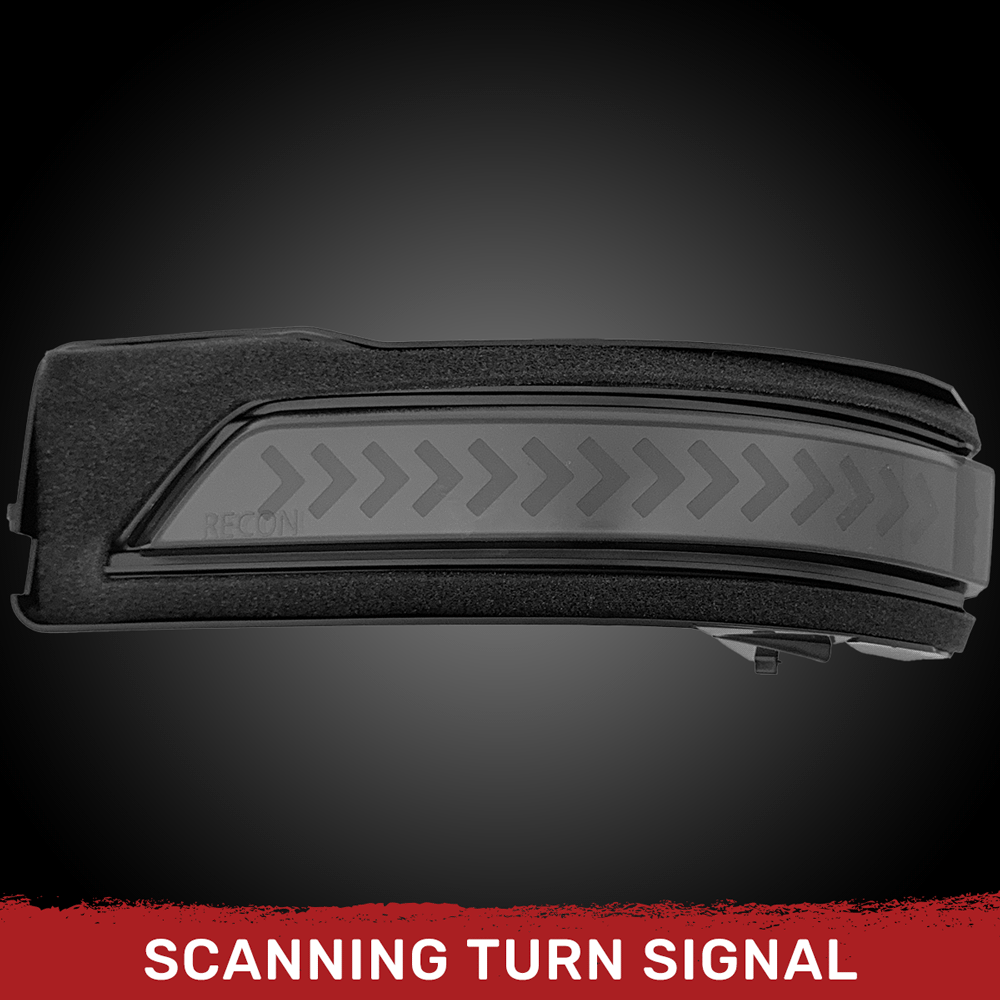 Dodge 19-24 RAM 1500 Side Mirror Lenses (2-Piece Set) Scanning LED Turn Signals - Multiple Lens & Colors
