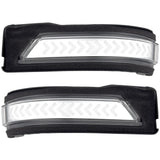 Dodge 19-24 RAM 1500 Side Mirror Lenses (2-Piece Set) Scanning LED Turn Signals - Multiple Lens & Colors