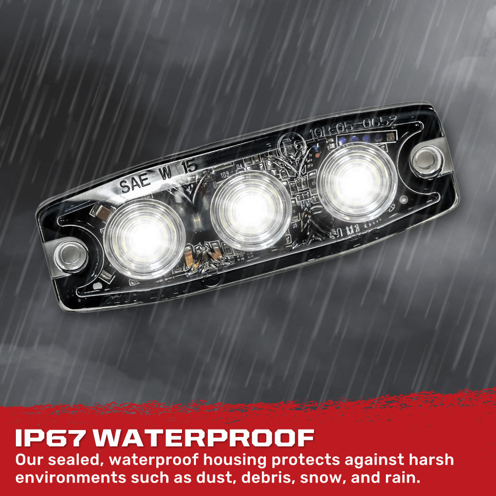 Universal 3-LED 12 Function 3.5" Ultra-Thin 0.25" Emergency Flashing Strobe Light - Multiple Colors RECON Universal 3-LED 12 Function 3.5" Ultra-Thin 0.25" Emergency Flashing Strobe Light - Multiple Colors Universal 3-LED 12 Function 3.5" Ultra-Thin 0.25" Emergency Flashing Strobe Light - Multiple Colors Universal 3-LED 12 Function 3.5" Ultra-Thin 0.25" Emergency Flashing Strobe Light - Multiple Colors Universal 3-LED 12 Function 3.5" Ultra-Thin 0.25" Emergency Flashing Strobe Light - Multiple Colors