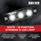 Universal 3-LED 12 Function 3.5" Ultra-Thin 0.25" Emergency Flashing Strobe Light - Multiple Colors RECON Universal 3-LED 12 Function 3.5" Ultra-Thin 0.25" Emergency Flashing Strobe Light - Multiple Colors Universal 3-LED 12 Function 3.5" Ultra-Thin 0.25" Emergency Flashing Strobe Light - Multiple Colors Universal 3-LED 12 Function 3.5" Ultra-Thin 0.25" Emergency Flashing Strobe Light - Multiple Colors Universal 3-LED 12 Function 3.5" Ultra-Thin 0.25" Emergency Flashing Strobe Light - Multiple Colors