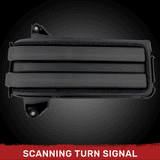 Chevy/GMC 20-26 Silverado & Sierra Side Mirror LED Lenses White or Amber DRL & Scanning Amber Turn Signals - Smoked Lens