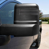 Chevy/GMC 20-26 Silverado & Sierra Side Mirror LED Lenses White or Amber DRL & Scanning Amber Turn Signals - Smoked Lens