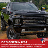 Chevy/GMC 20-26 Silverado & Sierra Side Mirror LED Lenses White or Amber DRL & Scanning Amber Turn Signals - Smoked Lens