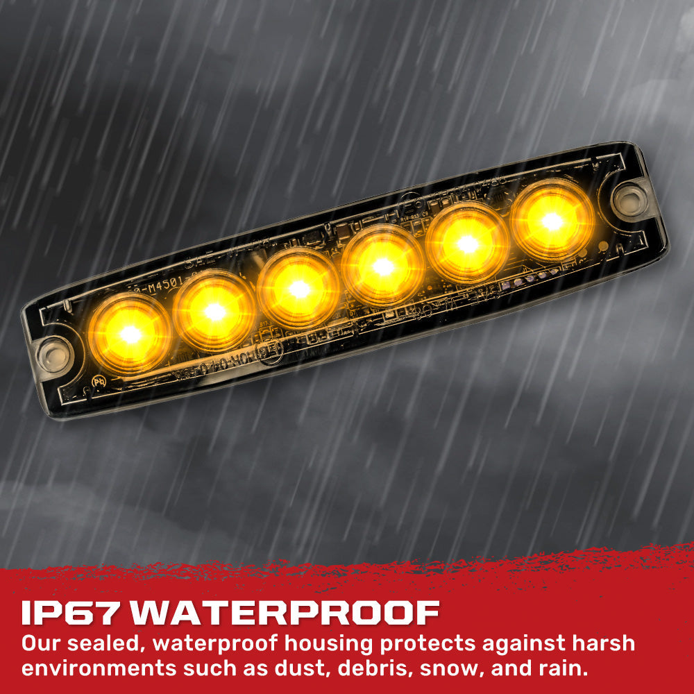 Universal 6-LED 23 Function 5.25" Ultra-Thin 0.25" Emergency Flashing Strobe Light - Multiple Colors RECON Universal 6-LED 23 Function 5.25" Ultra-Thin 0.25" Emergency Flashing Strobe Light - Multiple Colors Universal 6-LED 23 Function 5.25" Ultra-Thin 0.25" Emergency Flashing Strobe Light - Multiple Colors Universal 6-LED 23 Function 5.25" Ultra-Thin 0.25" Emergency Flashing Strobe Light - Multiple Colors Universal 6-LED 23 Function 5.25" Ultra-Thin 0.25" Emergency Flashing Strobe Light - Multiple Colors