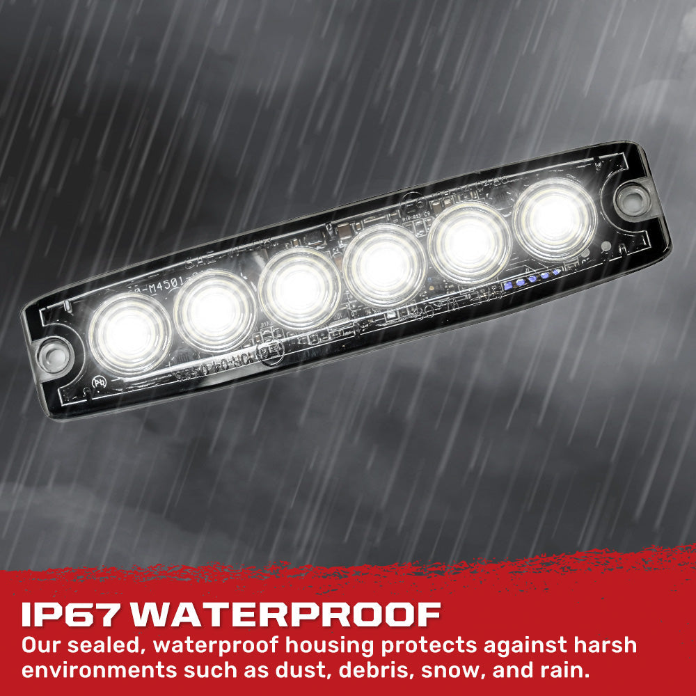 Universal 6-LED 23 Function 5.25" Ultra-Thin 0.25" Emergency Flashing Strobe Light - Multiple Colors RECON Universal 6-LED 23 Function 5.25" Ultra-Thin 0.25" Emergency Flashing Strobe Light - Multiple Colors Universal 6-LED 23 Function 5.25" Ultra-Thin 0.25" Emergency Flashing Strobe Light - Multiple Colors Universal 6-LED 23 Function 5.25" Ultra-Thin 0.25" Emergency Flashing Strobe Light - Multiple Colors Universal 6-LED 23 Function 5.25" Ultra-Thin 0.25" Emergency Flashing Strobe Light - Multiple Colors