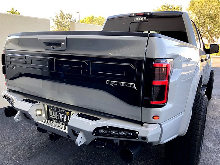 Ford F-150 SVT Raptor 17-20 Ultra Bright OLED Tail Lights (Replaces Factory/OEM LED with BLIS) - Multiple Lens